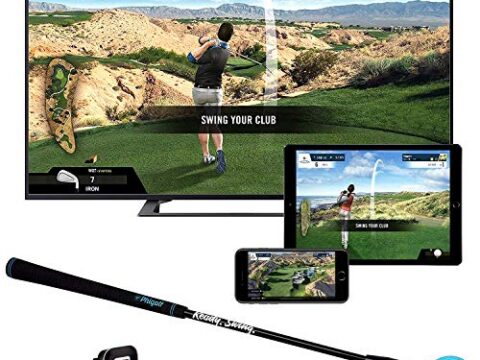 Image for Phigolf Mobile and Home Smart Golf Game Simulator with Swing Stick - WGT Edition