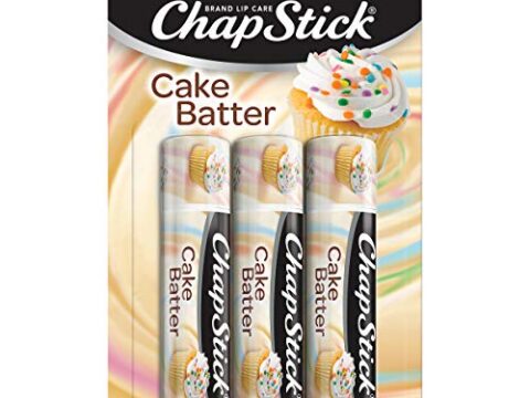 Image for ChapStick Cake Batter Limited Edition Flavored Lip Balm Tubes, Lip Moisturizer for Lip Care - 0.15 Oz (Pack of 3)