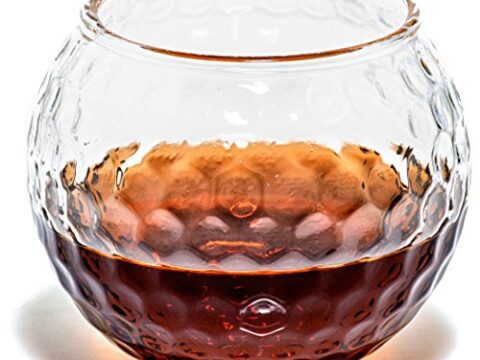Image for Golf Whiskey Glasses – Rocks Glass for Rum, Scotch, Wine Glasses - Bourbon Gifts - 10oz Cocktail, Lowball, Old Fashioned Glass (Set of 2) Dad Golf Gifts for Men and Women Golfers Who Like Whiskey