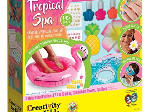 Image for Creativity for Kids 6173000 Tropical Spa - Manicure & Pedicure Playset for Kids Multicolor