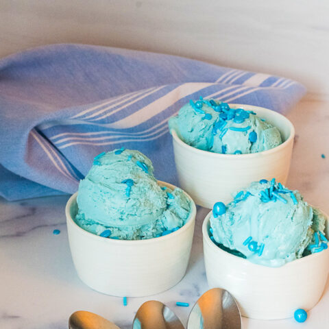 No-Churn Blue Ice Cream Recipe