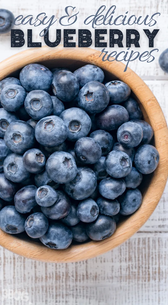 breakfast brunch or dessert recipes using blueberries