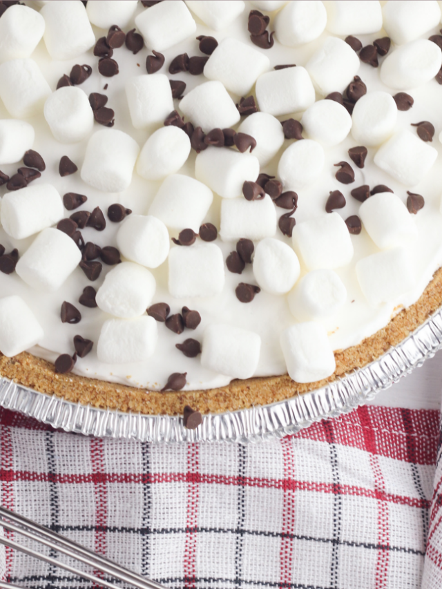 S’MORES No Bake Pie Recipe