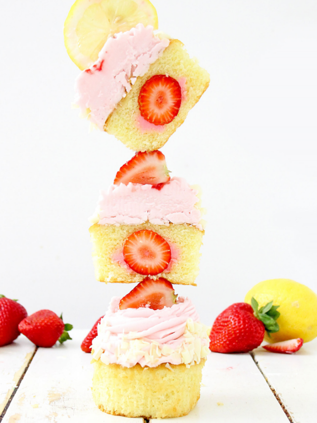 Sweet Strawberry Lemonade Cupcakes Recipe Story