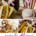 baseball themed party foods for a birthday or shower