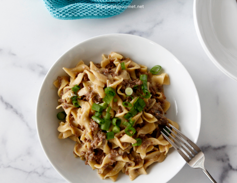 Instant Pot Hamburger Stroganoff