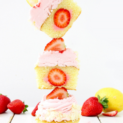 Strawberry Lemonade Cupcakes Recipe