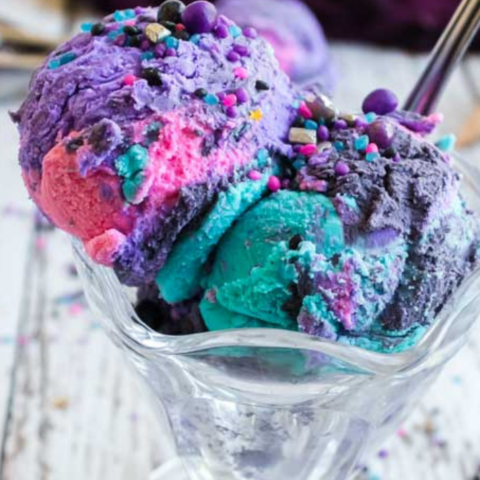No-Churn Galaxy Ice Cream Recipe