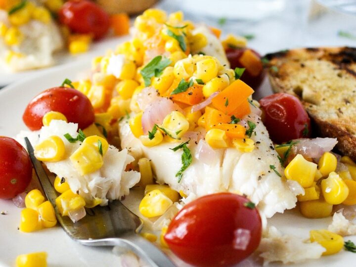 Image for Easy Grilled Tilapia in Foil (Fish Foil Packets)