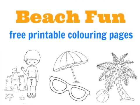 Image for Beach Coloring Pages