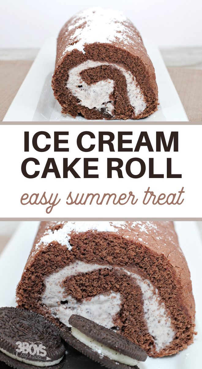 Easy Ice Cream Cake Roll