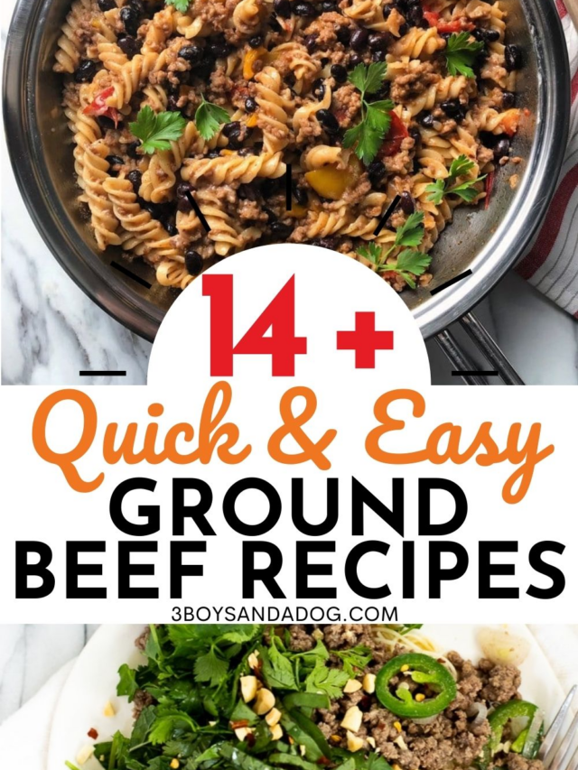 Quick and Easy Ground Beef Recipes Story