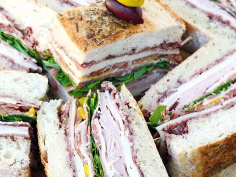 Image for Pressed Italian Sandwiches with Olive Tapenade