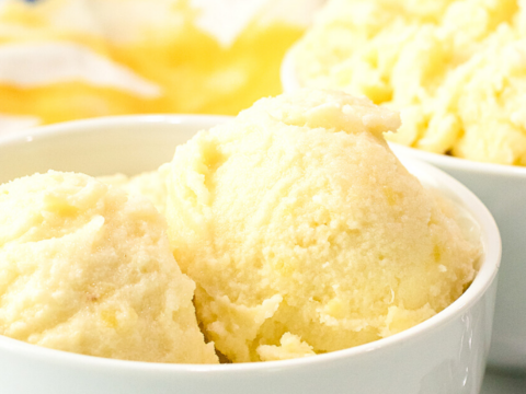Image for Homemade Pineapple Ice Cream Recipe