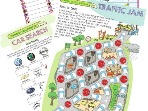 Image for Keeping Kids Entertained in the Car : Travel Printables for Kids