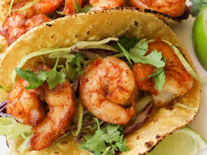 Image for Shrimp Tacos With Creamy Avocado Slaw