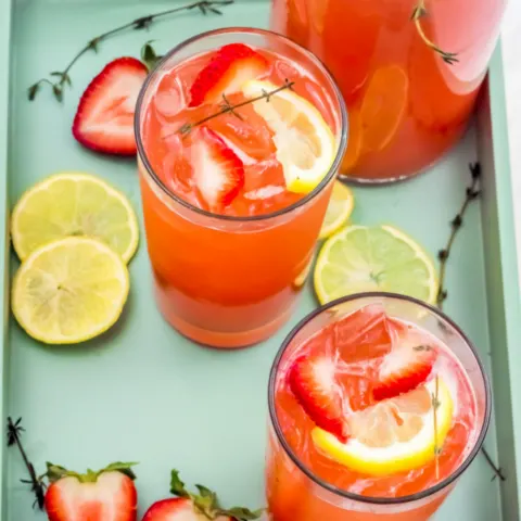 Strawberry Thyme Lemonade