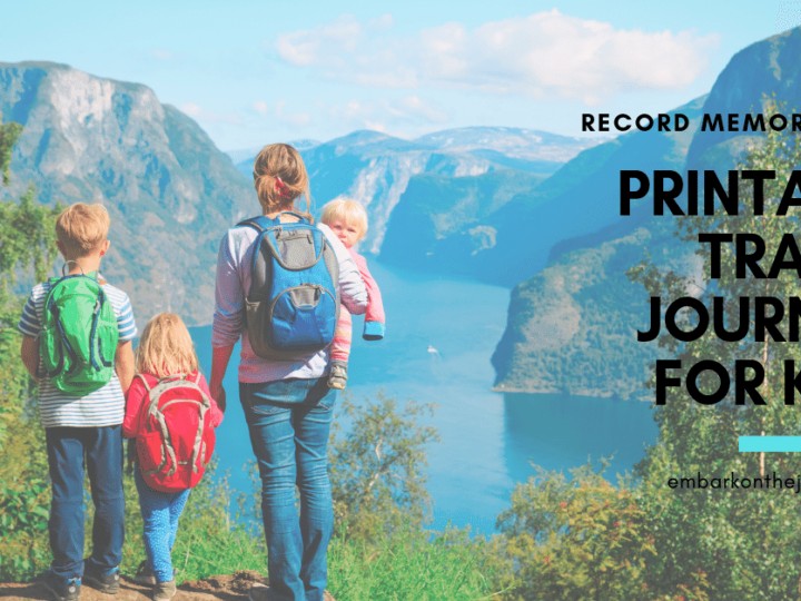 Image for Record Memories in This Printable Kids Travel Journal