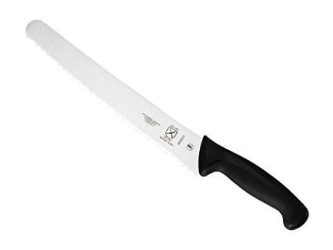 Image for Mercer Culinary Millennia Bread Knife, 10-Inch Wavy Edge Wide, Black