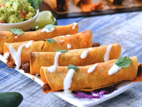 Image for Baked Cheeseburger Rolled Tacos
