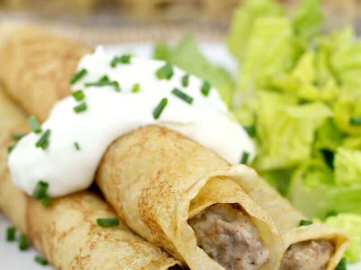Image for Beef Stroganoff Crepes · Erica's Recipes · easy beef stroganoff