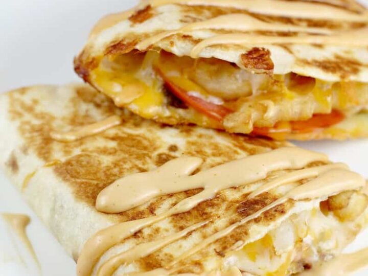Image for Cheeseburger and Fries Quesadilla