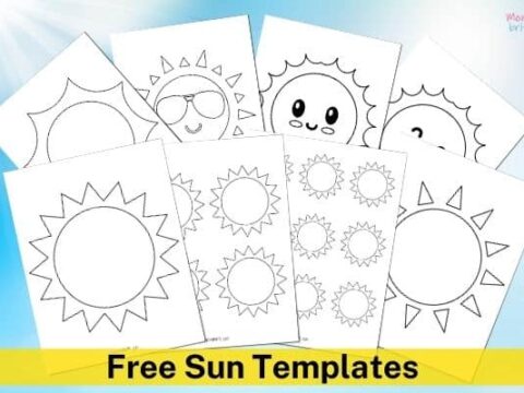 Image for Free Printable Sun Templates and Coloring Pages