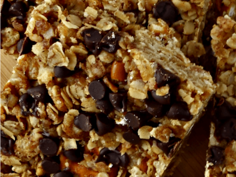 Image for Chocolate Pretzel Granola Bars – Peanut Free