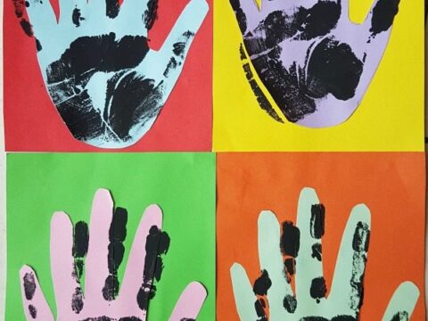 Image for Handprint Pop Art Activity