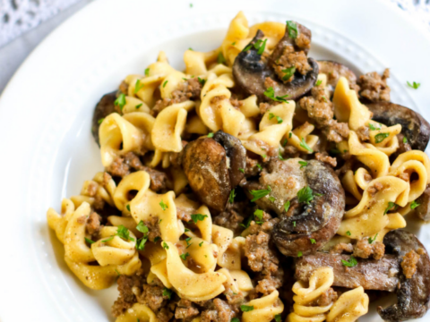 Image for Instant Pot Ground Beef Stroganoff