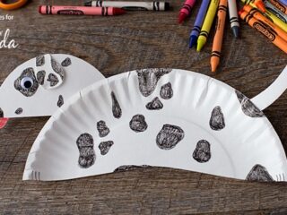 Image for Paper Plate Dalmatian: making a fun and easy paper plate craft