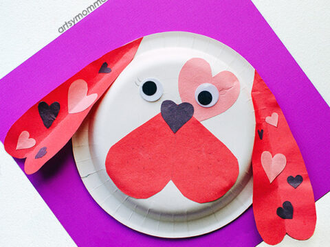 Image for Adorable Valentine’s Day Puppy Paper Plate Craft