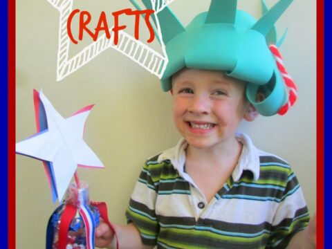 Image for Patriotic Shaker & Lady Liberty Crown Craft