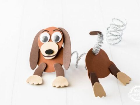 Image for Slinky Dog - An Easy Disney Pixar Toy Story Craft For Kids