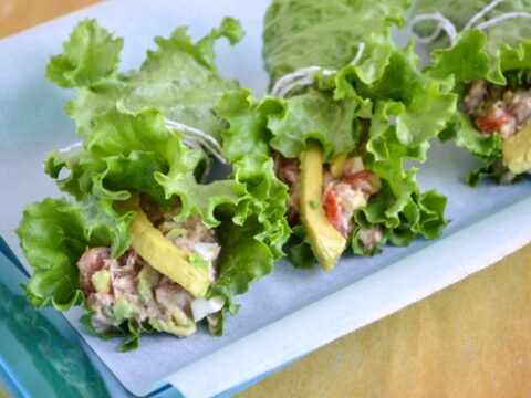 Image for Tuna Avocado Lettuce Wraps