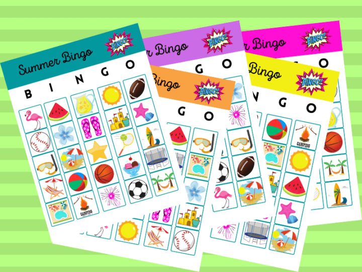 Image for Super Fun Free Printable Summer Bingo Game (#1 activity to play with friends) - Made By The Mac's