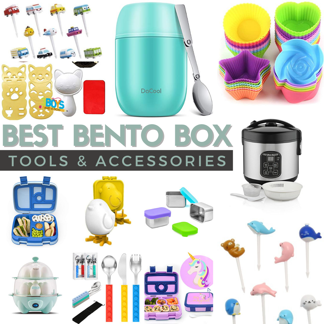 The Best Bento Box Tools and Accessories Story - 3 Boys and a Dog
