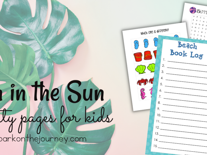 Image for Printable Fun in the Sun Summer Activity Pack for Kids
