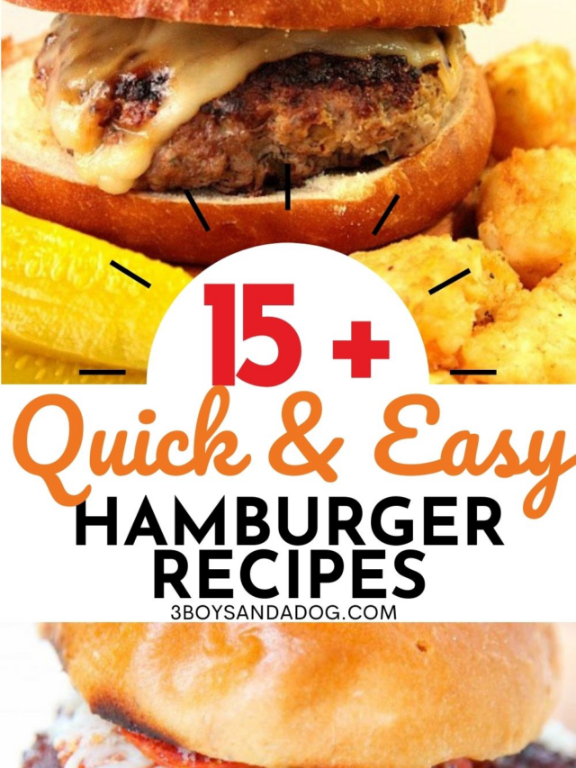 Quick and Easy Hamburger Recipes Story