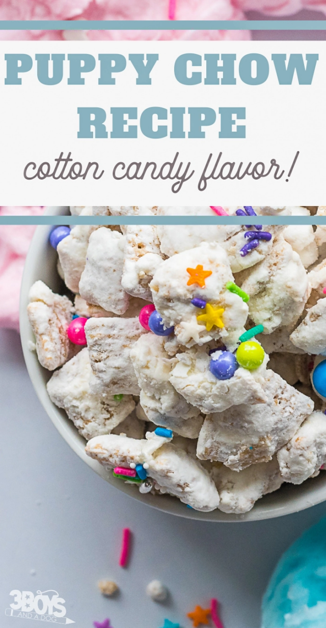 Perfectly Sweet Cotton Candy Puppy Chow Recipe Story