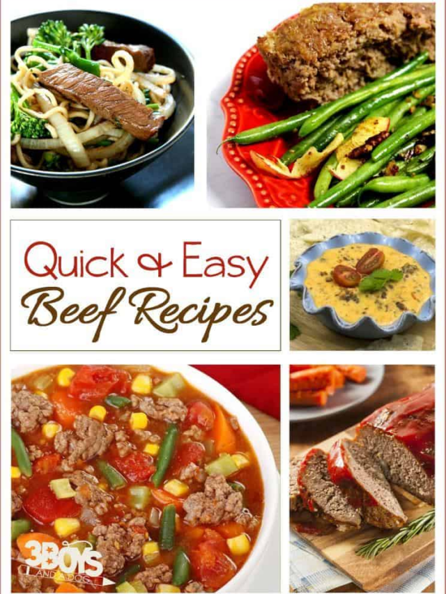 Easy and Quick Beef Recipes for Dinner Story