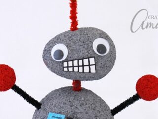 Image for Robot Craft: cute robot craft, styrofoam, pipe cleaners