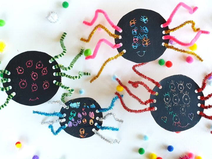 Image for Scratch Art Spider Craft
