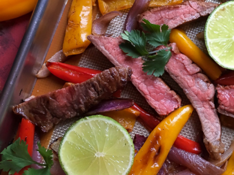 Image for Sheet Pan Beef Fajitas