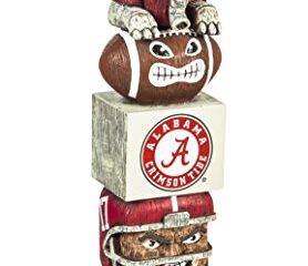 Image for Evergreen NCAA Alabama Crimson Tide Tiki Totem, Team Colors, One Size