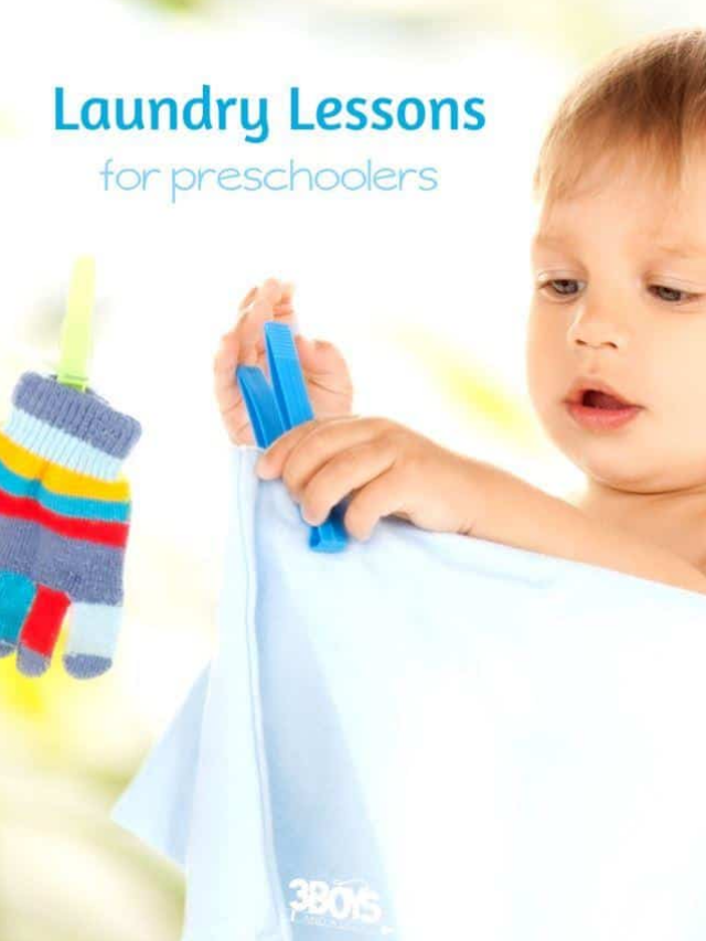 Fun Laundry Lessons for Preschool Story