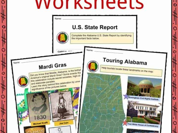 Image for Alabama State Facts, Worksheets & Historical Information For Kids