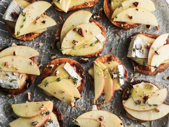 Image for Apple and Brie Sweet Potato Crostini