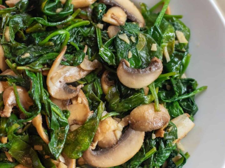 Image for Balsamic Spinach and Mushrooms