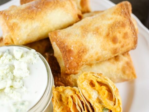 Image for Buffalo Chicken Egg Rolls in Air Fryer
